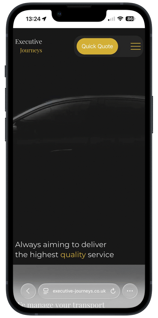 executive journeys website image showcase